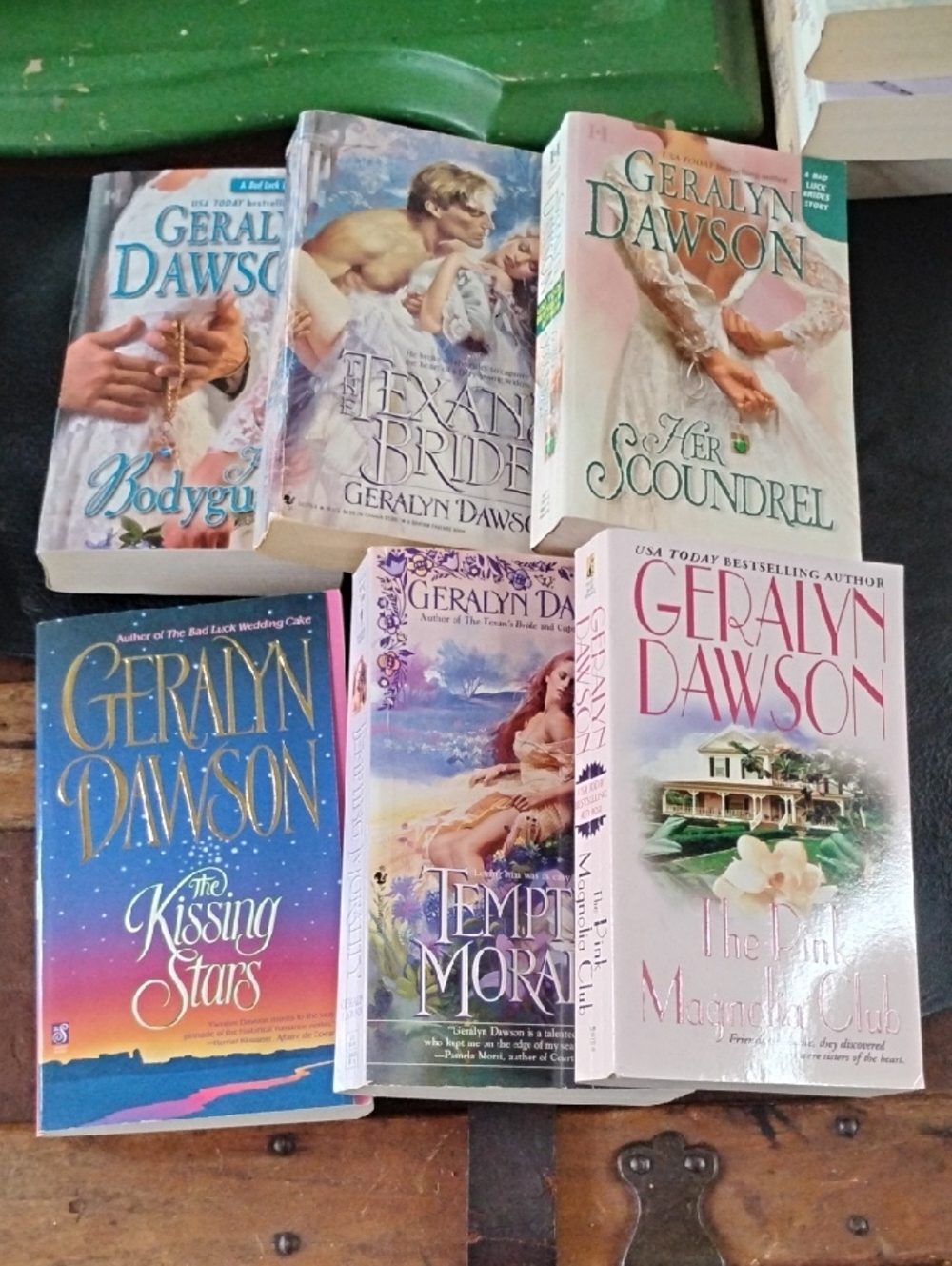 Romance Paperback Collection - Pink, Blue, Cream Covers